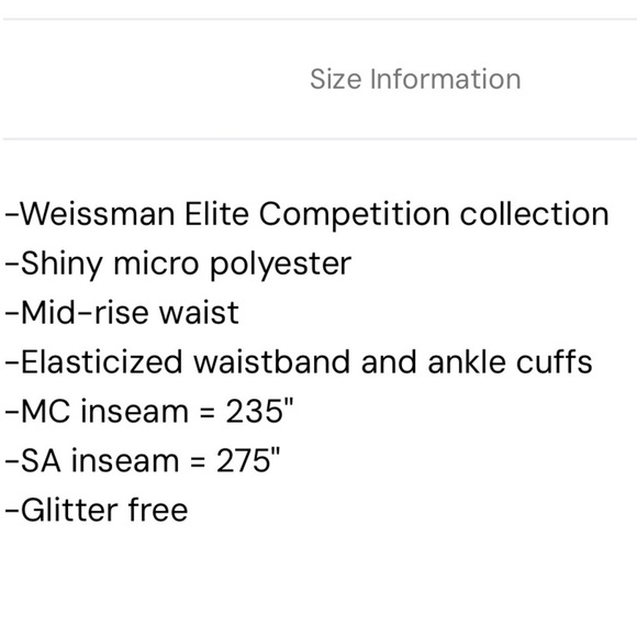 WEISSMAN Dance Pants Warm-Up - Picture 3 of 13